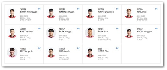 대한민국 대표팀